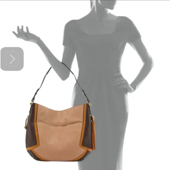 OrYANY Colorblock Stylish Two-Tone Pebble Leather Hobo Backpack s-l400.jpg main image 2